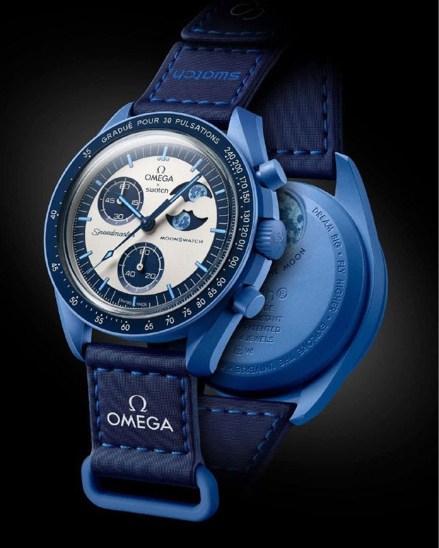 Omega x Swatch Super Blue Moon MoonSwatch - Mission to the Moon
