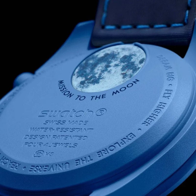 Omega x Swatch Super Blue Moon MoonSwatch - Mission to the Moon