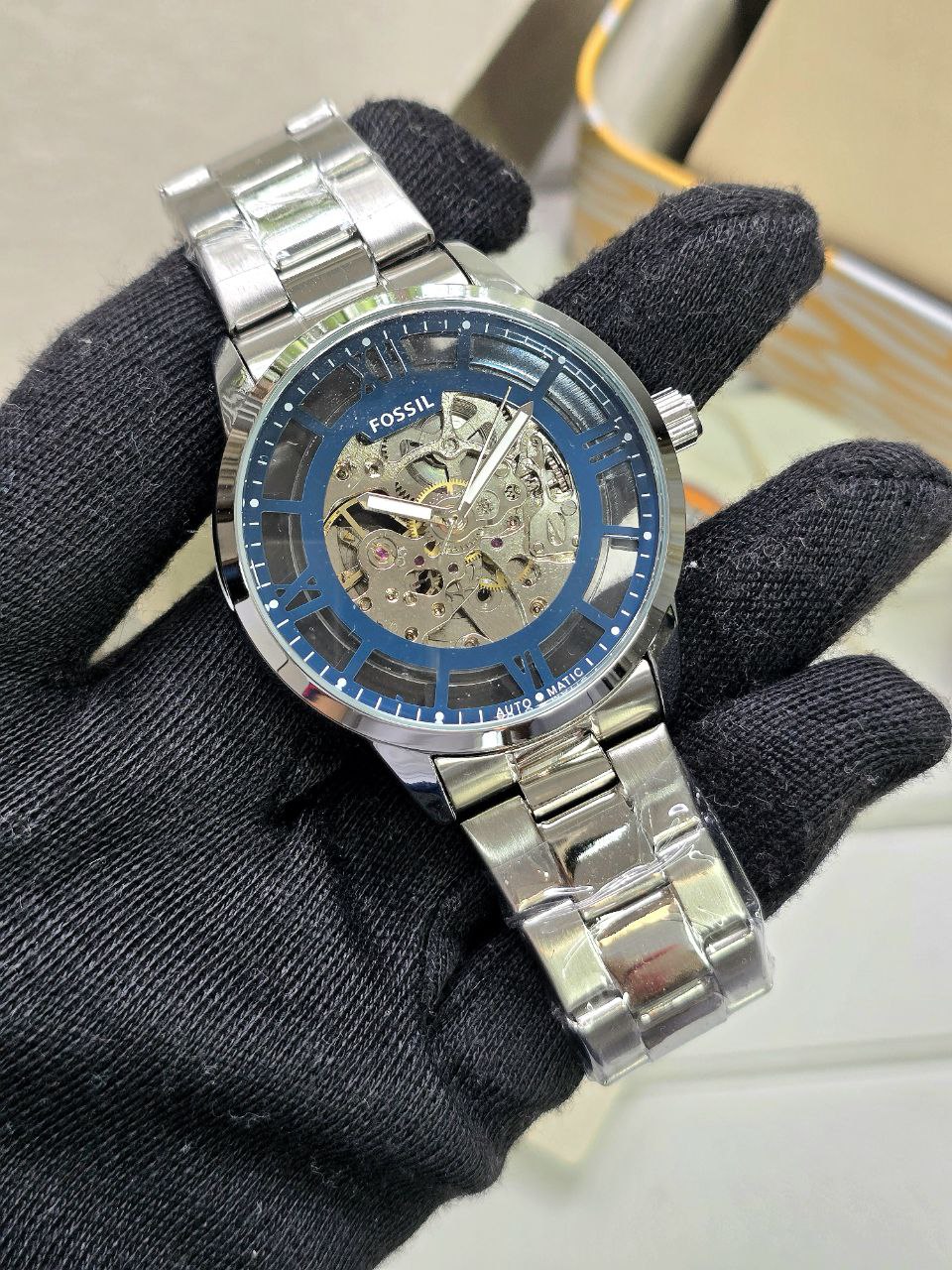 Fossil Z Silver Towsman ME3197 Automatic
