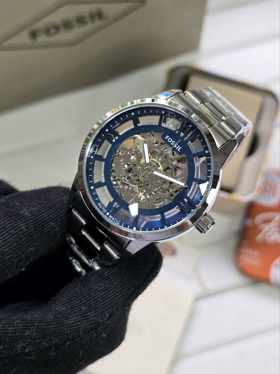 Fossil Z Silver Towsman ME3197 Automatic