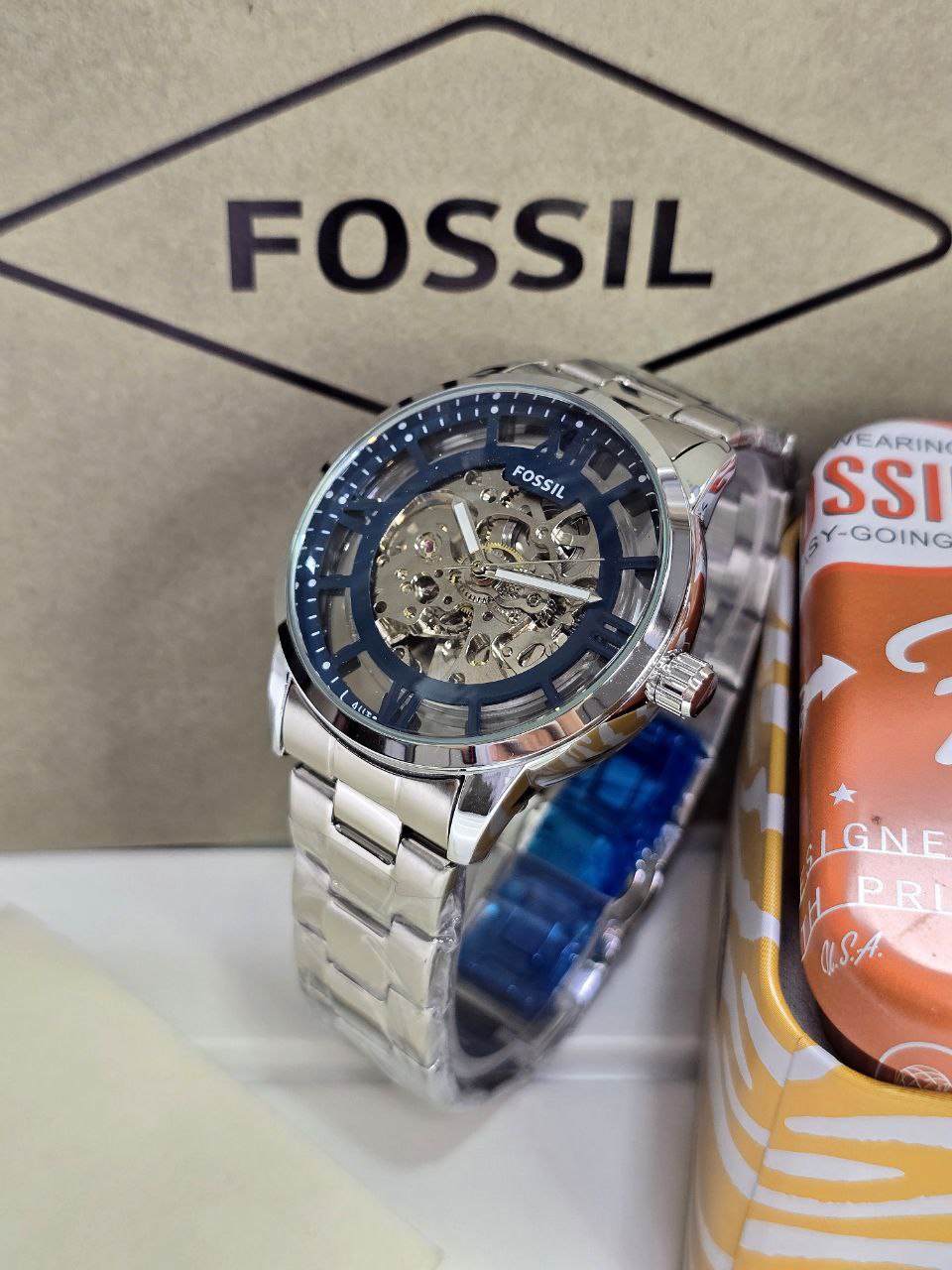 Fossil Z Silver Towsman ME3197 Automatic