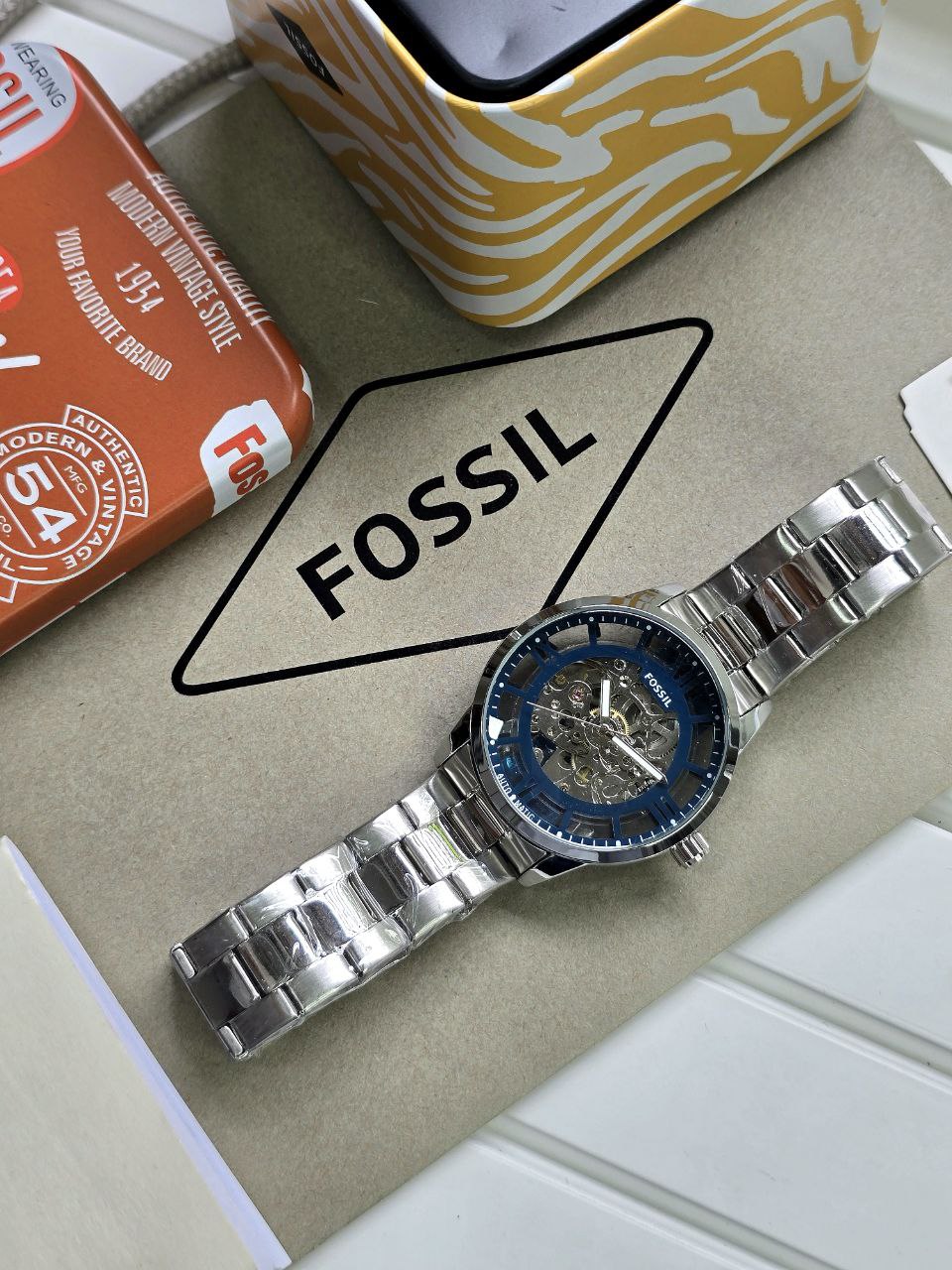 Fossil Z Silver Towsman ME3197 Automatic