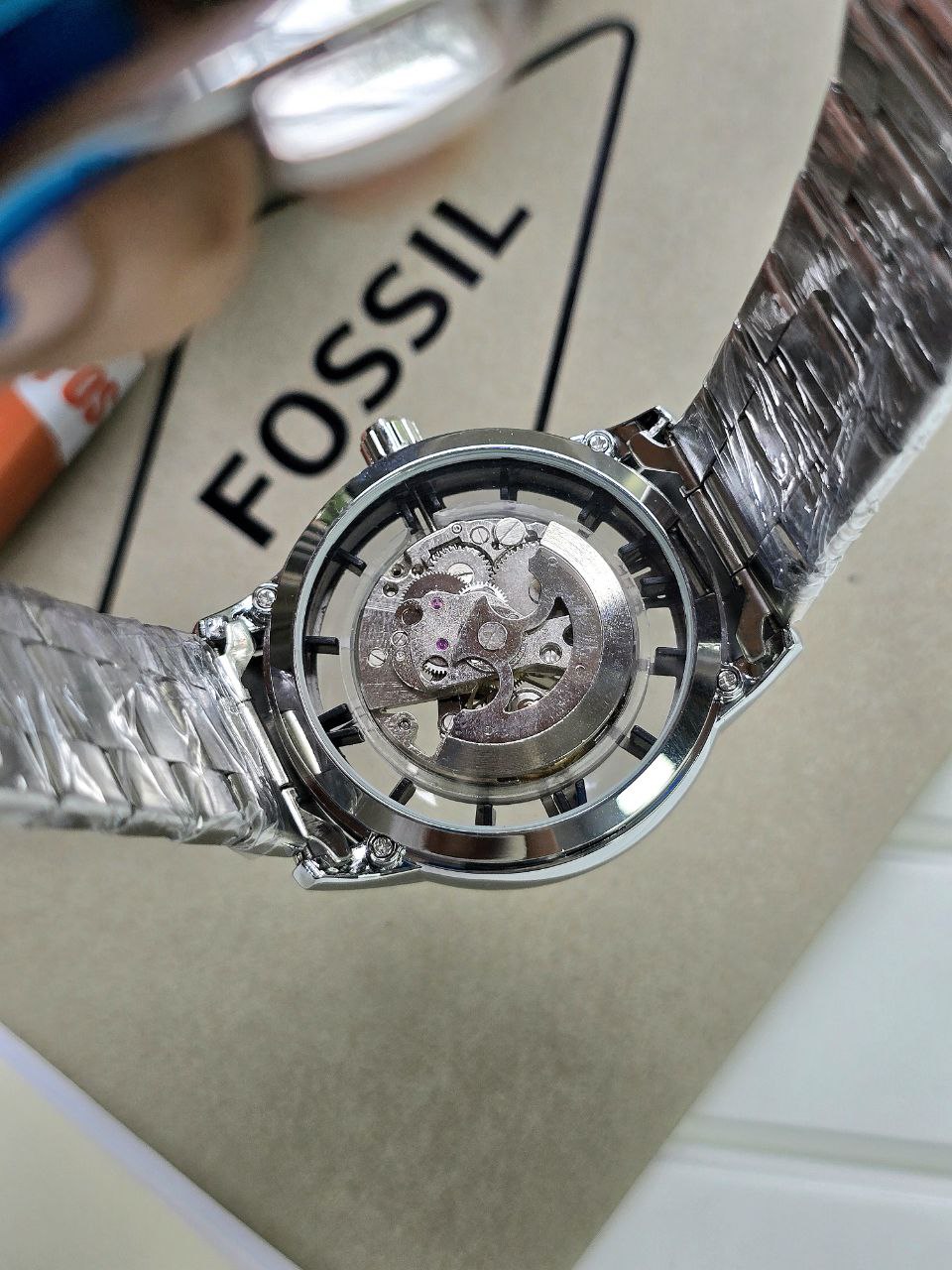 Fossil Z Silver Towsman ME3197 Automatic