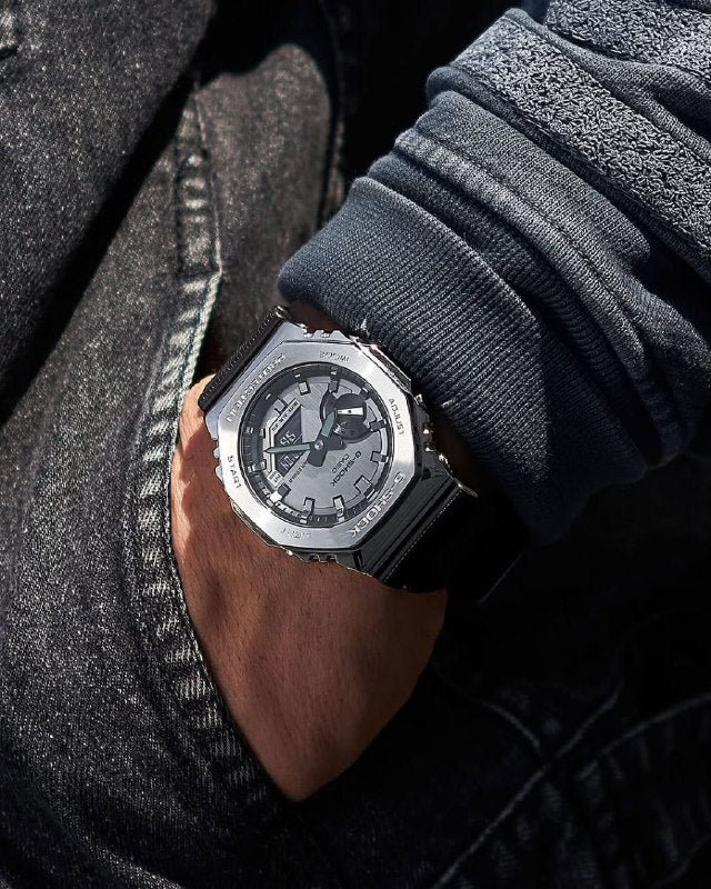 G-Shock GM2100 with black metal body